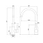 Смеситель для кухни IDDIS Kitchen Line K05STJ0i05 поворотный излив сталь