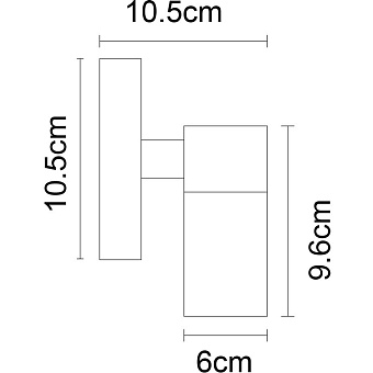 Светильник фасадный Arte Lamp MISTERO A3302AL-1BK 35Вт IP44 GU10 чёрный