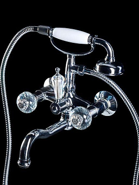 Смеситель для ванны Boheme Flora 273-FL хром