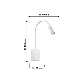 Бра Favourite Murum 1958-1W 3Вт LED