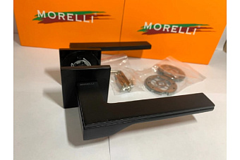 Дверная ручка нажимная MORELLI PIERRES MH-49-S6 BL чёрный