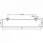 Полка в ванную прямоугольная IDEAL STANDARD IOM A9124AA 1-ярусная 4,8х52см хром