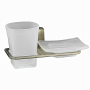 Стакан в ванную WASSERKRAFT Exter K-5200 K-5226 светлая бронза