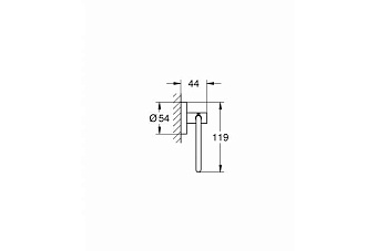 Держатель туалетной бумаги GROHE Essentials 40689DA1 Тёплый закат