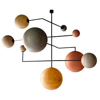 Люстра потолочная ImperiumLOFT Dimore Studio 123384-22 54Вт 9 лампочек LED