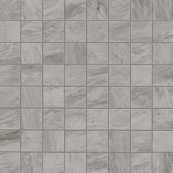 Керамическая мозаика Atlas Concord Италия MARVEL STONE AS3X Bardiglio Grey Mosaico Matt 30х30см 0,9кв.м.