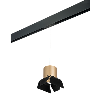 Трековый светильник Lightstar Rullo PRORP3490487 15Вт GX 5.3 золотой для однофазного трека
