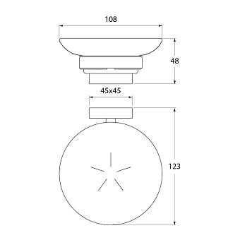 Мыльница IDDIS Edifice EDIMBG0i42 хром