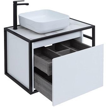 Тумба под раковину подвесная AQUANET Nova Lite Loft 261650 44х75х51,8см