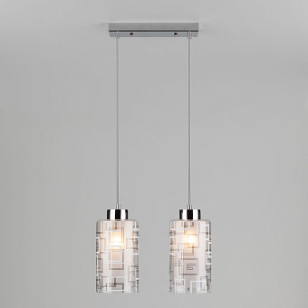 Светильник подвесной Eurosvet STELLA 50002/2 хром 60Вт E27