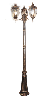 Светильник ландшафтный Elektrostandard Andromeda a028000 GLYF-8024F/3 60Вт IP44 E27 чёрное золото