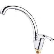 Смеситель для кухни Maxonor MN4113-2 поворотный излив хром