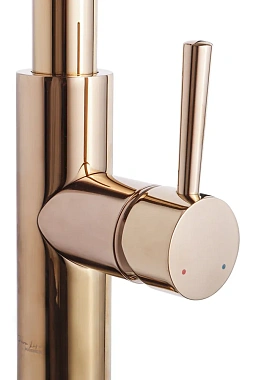 Смеситель для кухни Maxonor PL4287-16 поворотный излив золотой