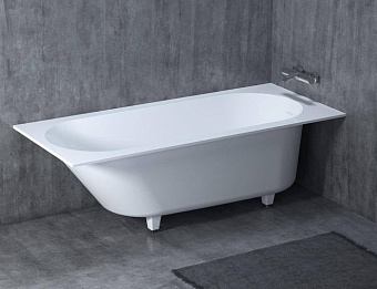 Ванна каменная SALINI ORNELLA 102311GRF S-Sense глянцевая 170х75см встраиваемая