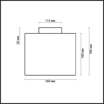 Светильник потолочный Odeon DROPS 2407/1C 60Вт E27