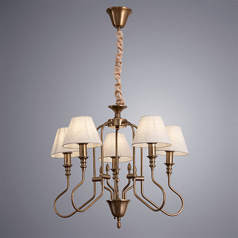 Люстра подвесная Arte Lamp AGIO A6086LM-5PB 40Вт 5 лампочек E14