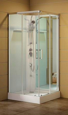 Душевая кабина AQUANET Passion S 2.0 263869 90х90х226см стекло прозрачное