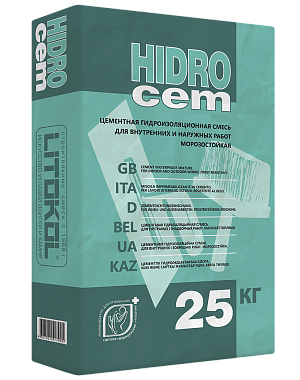 Гидроизоляция LITOKOL HIDROCEM 25кг
