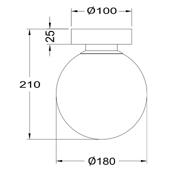 Бра Maytoni Basic form MOD321WL-01G2 40Вт E14