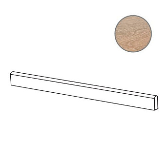 Бордюр ABK Eco Chic PF60004947 Batt Naturale Ret 120х6,5см 0,468кв.м.