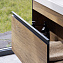 Тумба с раковиной AQWELLA Urban URB0106DB 39х57,5х46см