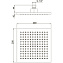 Верхний душ Paini 50CR759Q20EA хром