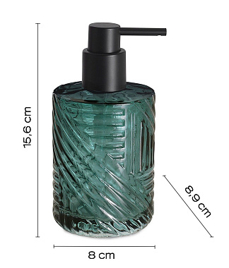 Дозатор Gedy Corinne CR80(07) чёрный матовый