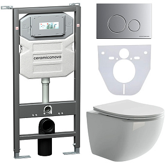 Инсталляция с унитазом Ceramica Nova CN3009_1001M_1000