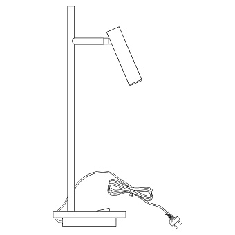 Настольная лампа офисная Maytoni Estudo Z010TL-L8W3K 8,4Вт LED