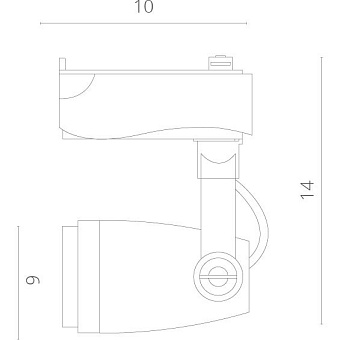 Трековый светильник Arte Lamp PICCOLO A5910PL-1WH 10Вт LED белый для однофазного трека