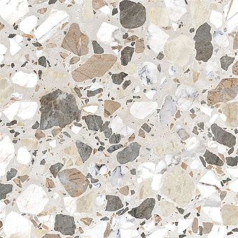 Лаппатированный керамогранит VITRA Marble-Х K949791LPR01VTE0 Терраццо 60х60см 1,44кв.м.