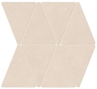 Керамическая мозаика Atlas Concord Италия Boost Natural A7CN Kaolin Mosaico Rhombus 33,8х36,7см 0,496кв.м.