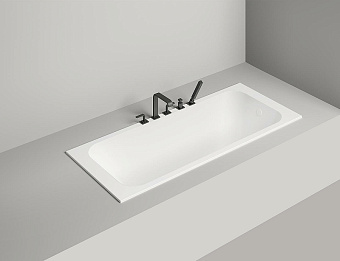Ванна каменная SALINI ORLANDO 102021M S-Stone матовая 170х70см встраиваемая