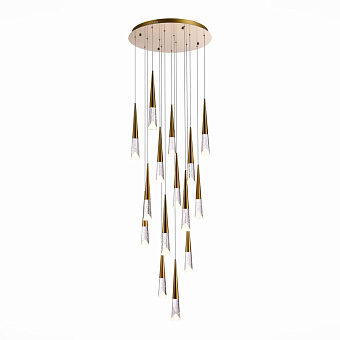 Люстра подвесная ST Luce SOLLEN SL6111.203.15 45Вт 15 лампочек LED