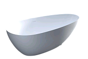 Ванна каменная SALINI PAOLA 101611G S-Sense глянцевая 160х77см отдельностоящая