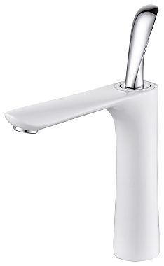 Смеситель для раковины D&K Venice.Baciano DA1032656 белый/хром