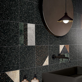 Матовый керамогранит ABK Play PF60005891 Dots Black 20х20см 1,04кв.м.