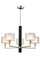 Люстра подвесная CRYSTAL LUX MAESTRO MAESTRO SP-PL5 GOLD 300Вт 5 лампочек E14