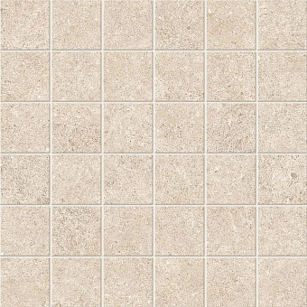 Керамическая мозаика Atlas Concord Италия Boost Stone A7DE Ivory Mosaico Matt 30х30см 0,9кв.м.