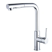 Смеситель для кухни Maxonor PL4287 поворотный излив хром