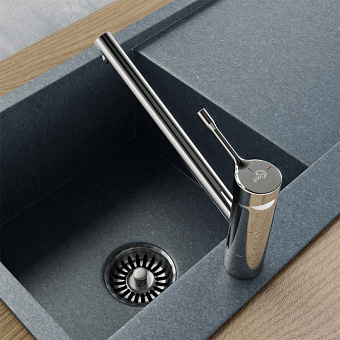 Смеситель для кухни IDEAL STANDARD CERALOOK BC292GN поворотный излив Серебряный Шторм