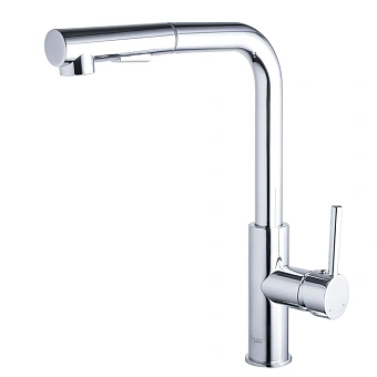 Смеситель для кухни Maxonor PL4287 поворотный излив хром