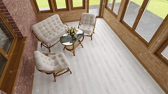 Виниловый ламинат Alpine Floor Дуб Выбеленный ECO 182.88 MC 1220х183х3,5мм 34 класс 2,23кв.м