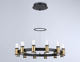 Люстра подвесная Ambrella COMFORT LineTech FL6206 72Вт 12 лампочек LED