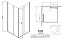 Угловое ограждение RADAWAY Eos KDD-B 100x90 197х100см стекло интимато