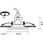 Светильник точечный встраиваемый Arte Lamp TAURUS A6663PL-1BK 50Вт GU10