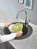 Мойка кухонная GROHE K200 31656AT0 51х51см серый гранит