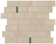 Керамическая мозаика Atlas Concord Италия Boost Pro 9BMV Cream Minibrick Pro Blue 33,3х29,7см 0,594кв.м.
