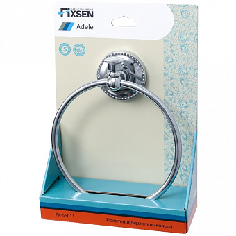 Полотенцедержатель FIXSEN Adele FX-55011 хром 17см