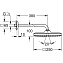 Верхний душ GROHE Tempesta 250 Cube 26682000 хром